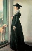 Michael Ancher Portrait of my Wife oil